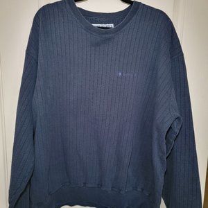 Mens Ribbed Fleece Sweatshirt Vintage by Champion_XXL